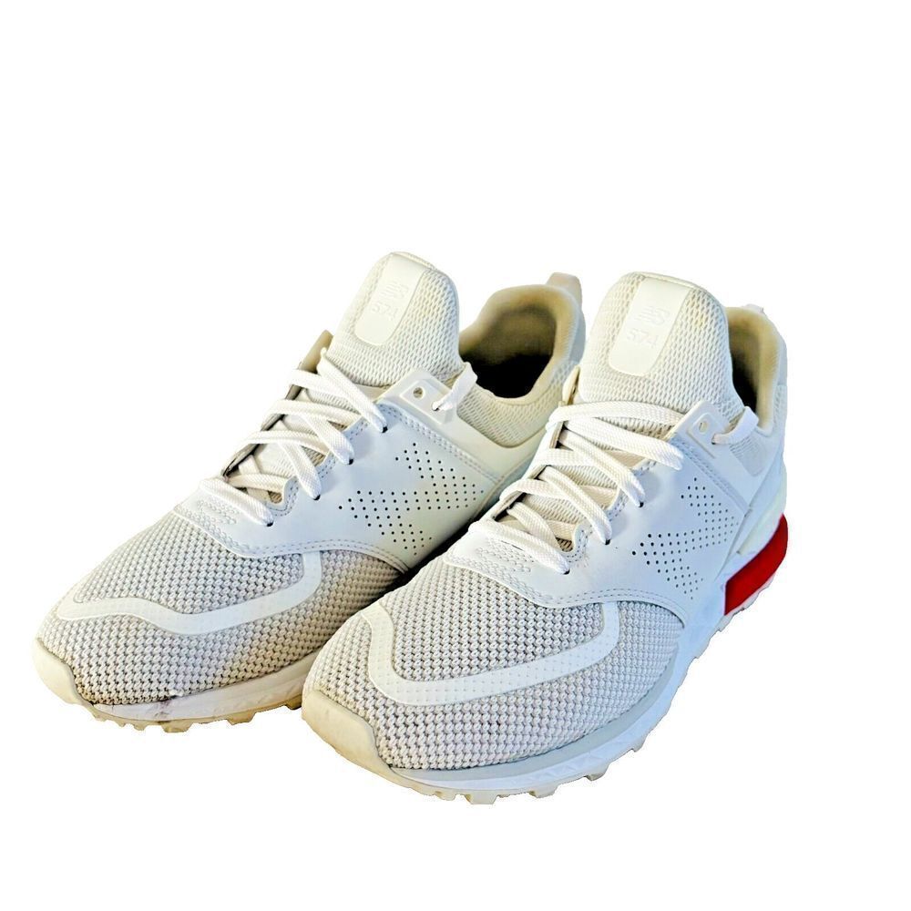 New Balance Fresh Foam Athletic Sneaker White Mesh Lace Up Round Toe‎ Size 9